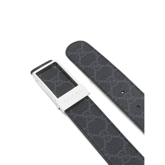 Gucci Black Belts Men