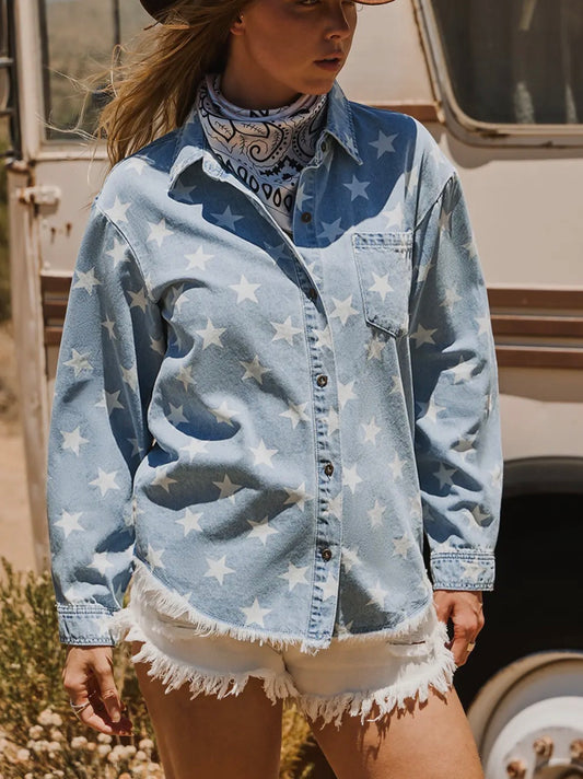 The Lone Star Denim Button-Down