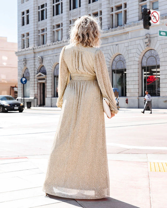 Jane Metallic Maxi