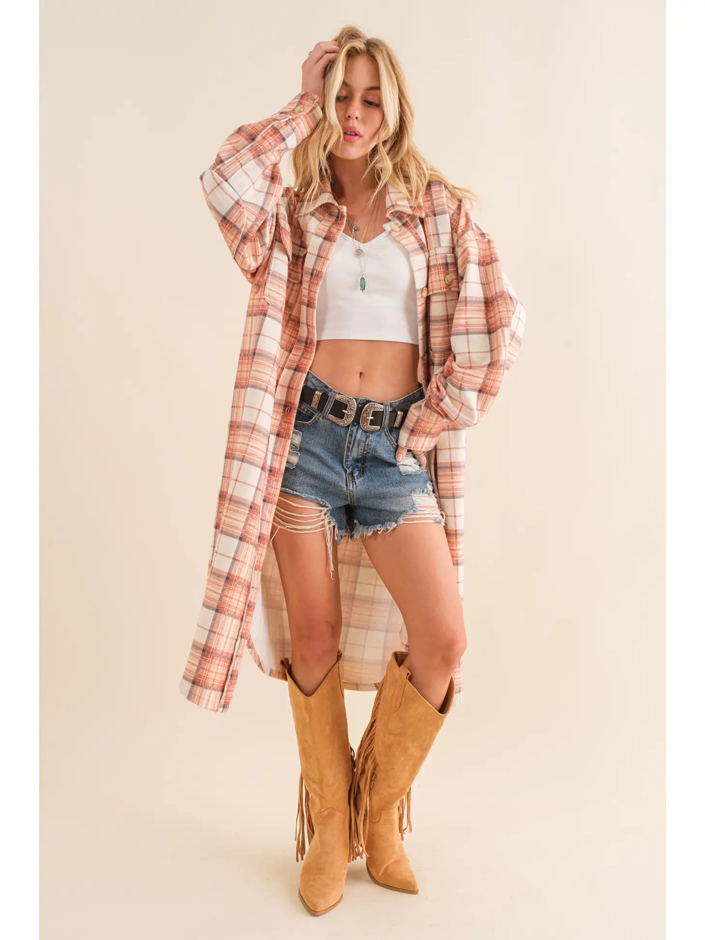 Jane Plaid Jacket