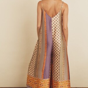 Tally Border Print Wide Leg Jumpsuit