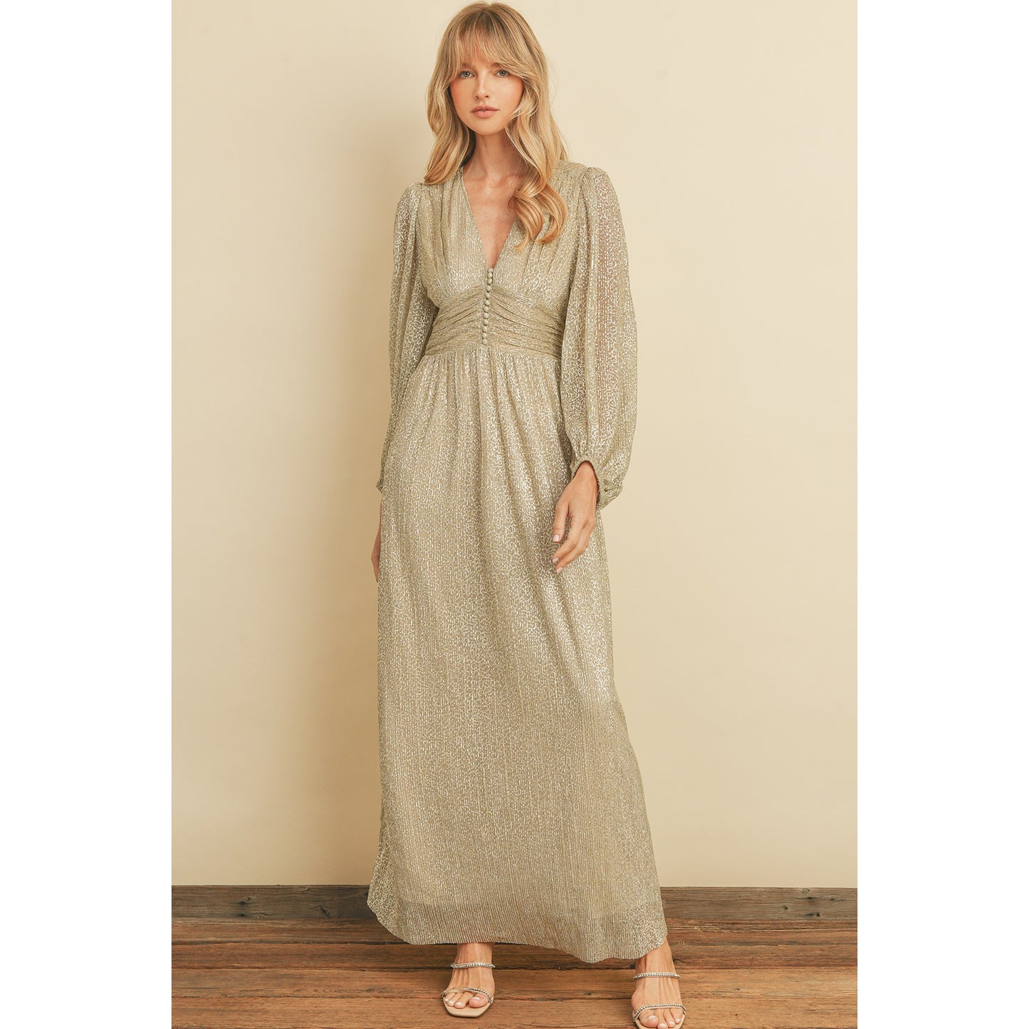 Jane Metallic Maxi