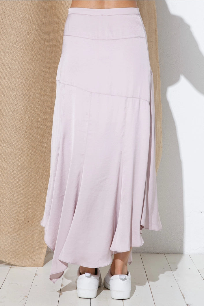 Slash Midi Skirt