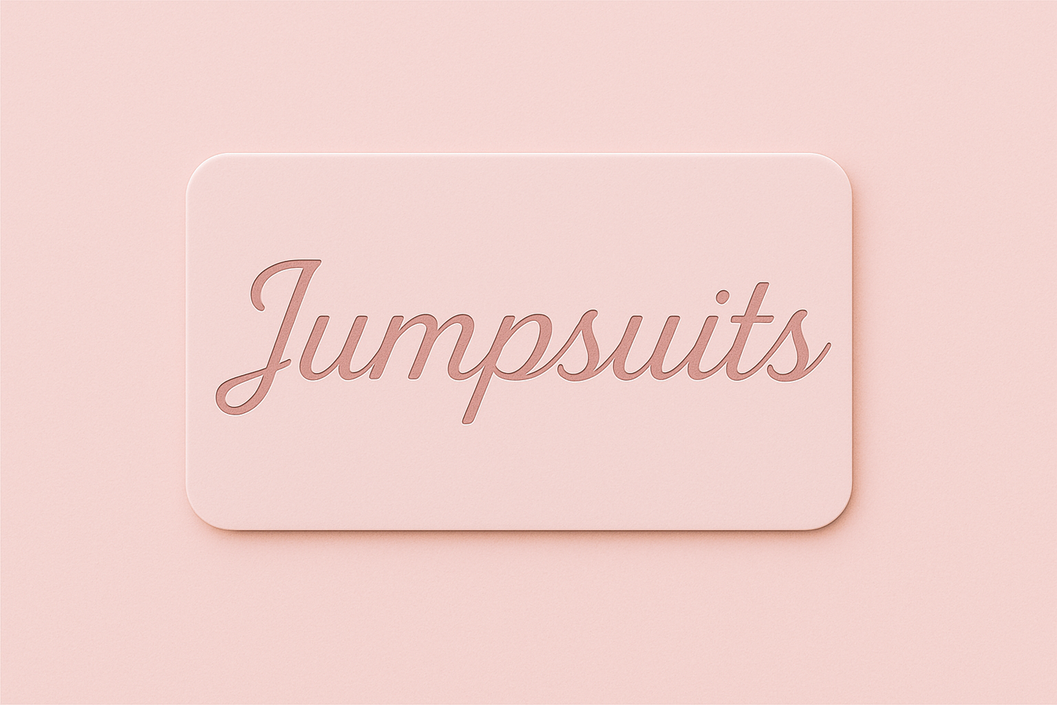 Jumpsuits