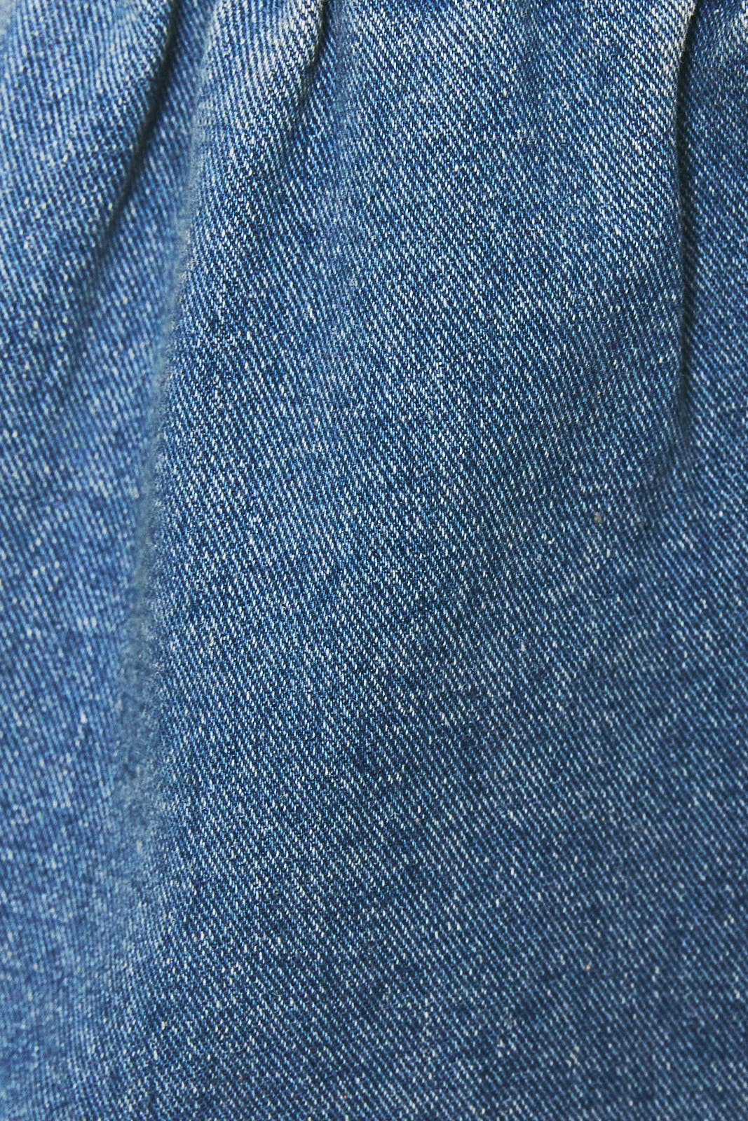 LE LIS - ELASTIC WAIST MINI SKIRT WITH SHORTS INSIDE: DENIM / L