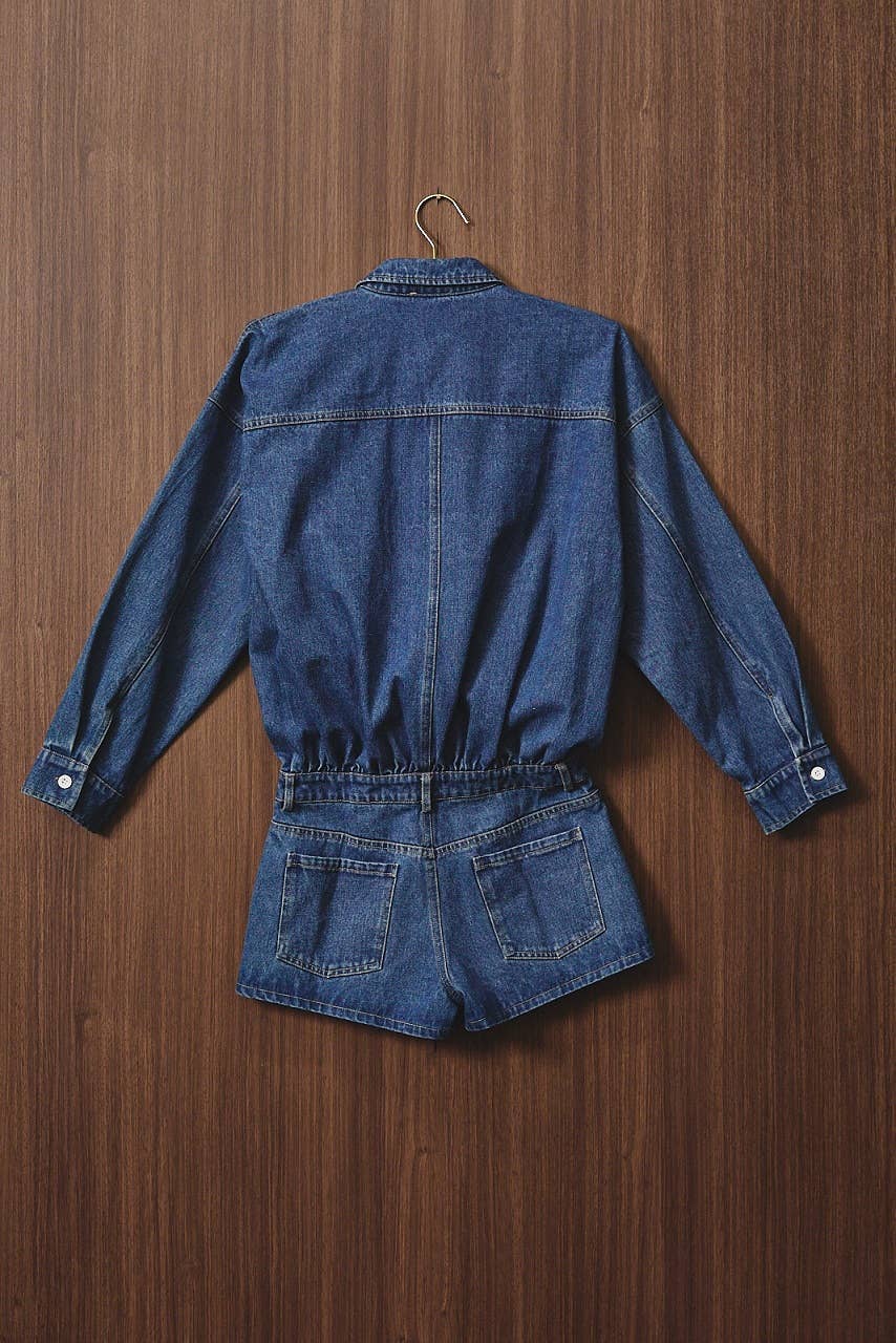 Angel Denim Romper