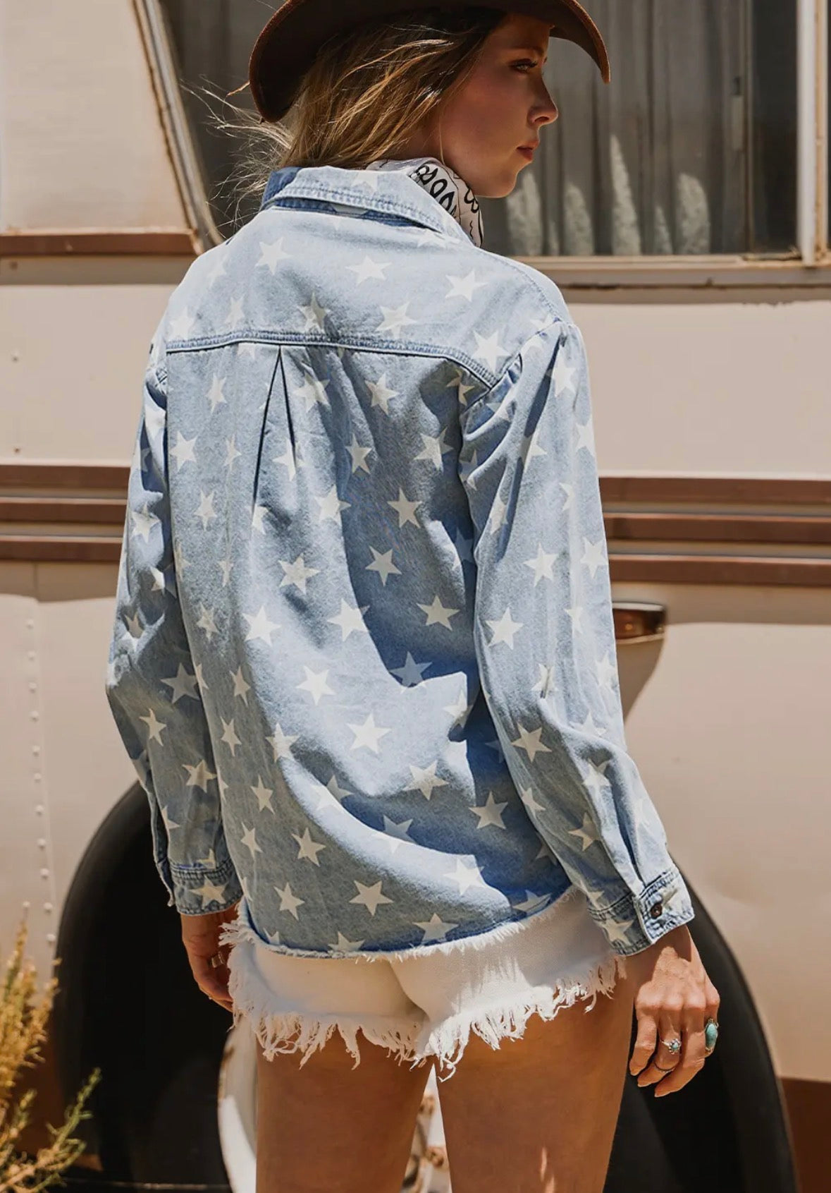 The Lone Star Denim Button-Down