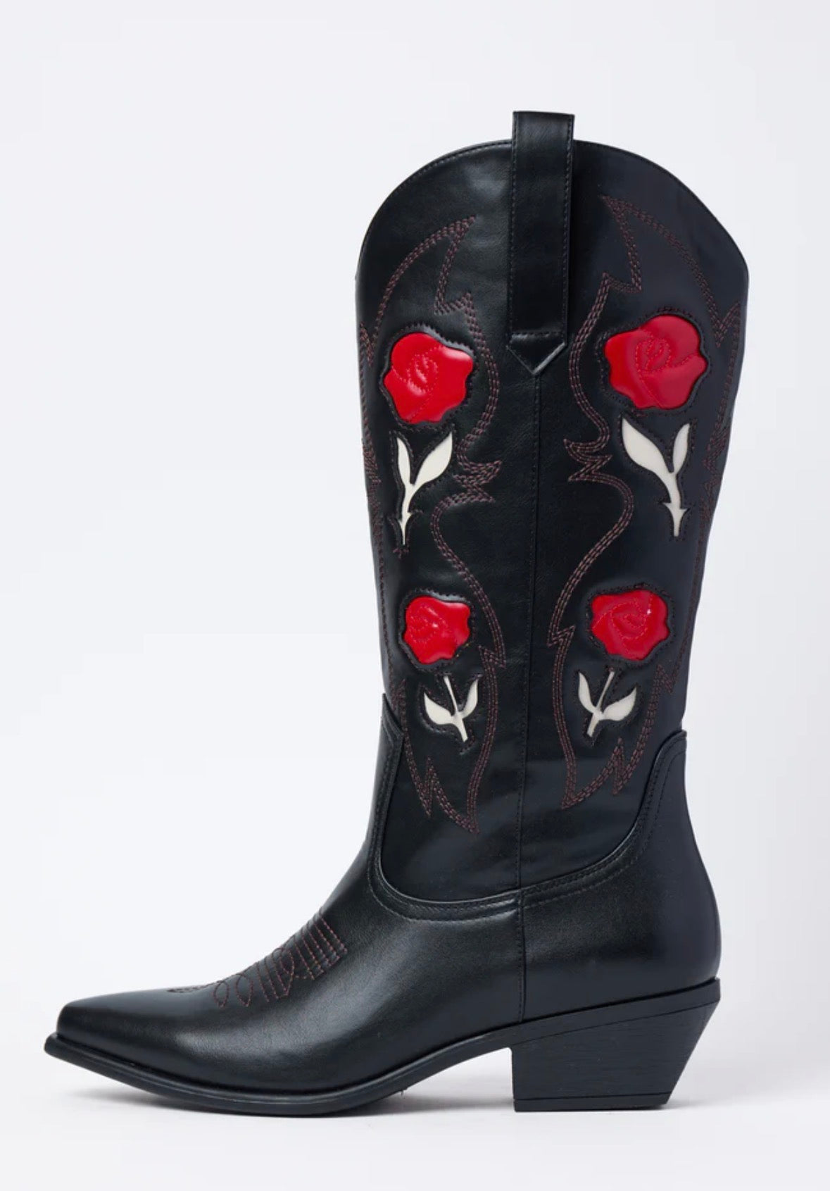 Willa Rose Black Cowboy Boots