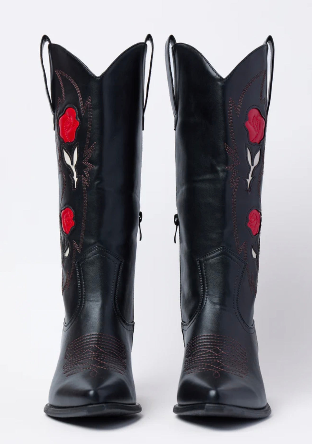 Willa Rose Black Cowboy Boots