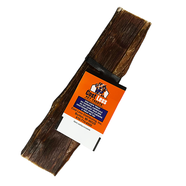Cost Less Pet Treats - Flat Beef Gullet (6" & 12" Bulk, 16 oz. Bag / 1 lb. bag)