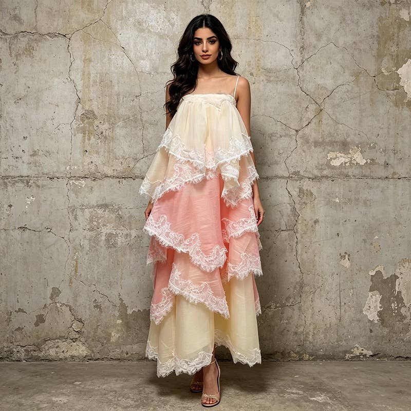 My Summer Wedding Spaghetti Strap Maxi Dress
