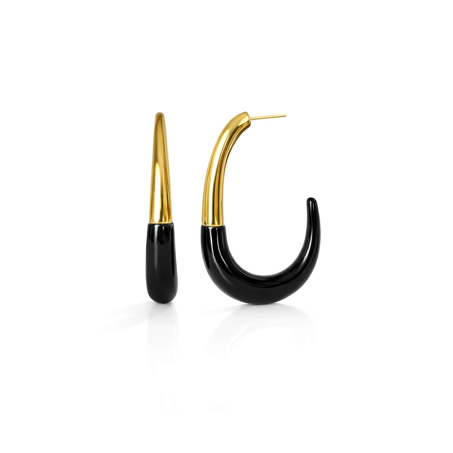J Hoop Earrings
