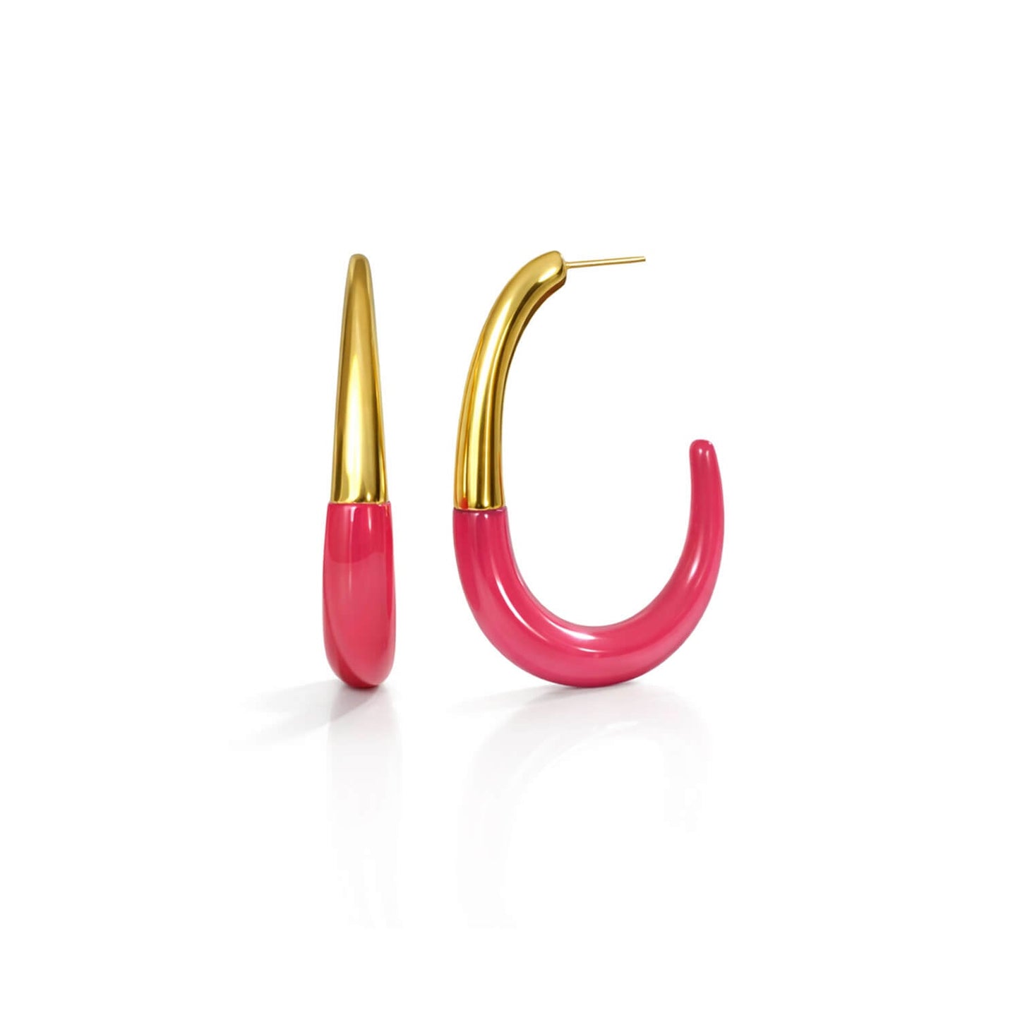 J Hoop Earrings